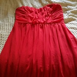 Gorgeous strapless prom dress